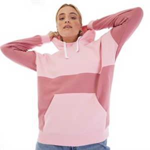 Board Angels Womens Colour Block Hoodie Pink