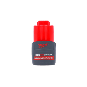 Milwaukee M12HB2.5 12V 2.5Ah Red Lithium-Ion High Output Battery