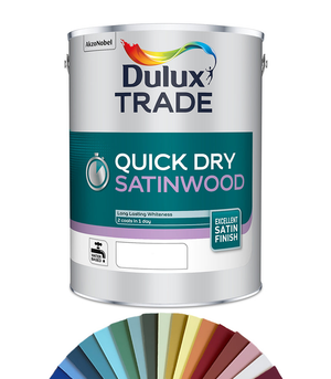 Dulux Trade Quick Dry Satinwood - Tinted Colour Match