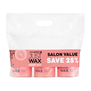 Salon System Just Wax Crème Wax Value Pack 450g x3