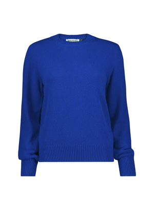 Zucca Wool Blend Crew Neck Jumper - 10 (UK Size 10) / Cobalt Blue