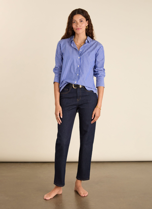 Baukjen Organic Cotton Stretch Boyfriend Jean - 29 (UK Size 12) / Dark Denim
