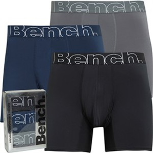 Bench Mens Jackis Three Pack Premium Performance Boxer Trunks Assorted