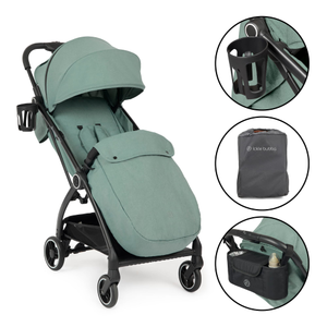 Ickle Bubba Aries Prime Autofold Stroller - Sage Green