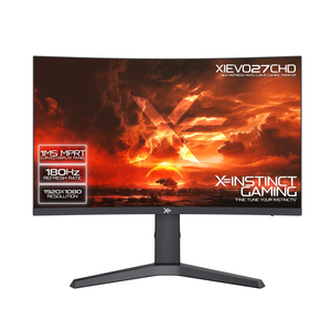 X= XIEVO27CHD 27" Curved 1080p VA FHD 180Hz 1ms Curved Gaming Monitor