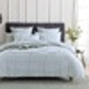 Gingham Green Quilt Cover Set
