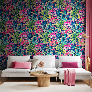 Ohpopsi Florence Ink/Fushcia Wallpaper - RON50101W
