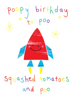 Objectables Poopy Birthday Card