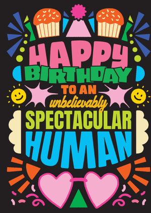 Objectables Spectacular Human Birthday Card