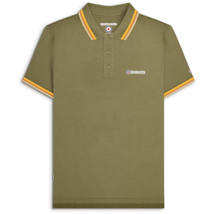 Lambretta Mens Triple Tipped Polo Shirt - M / Khaki