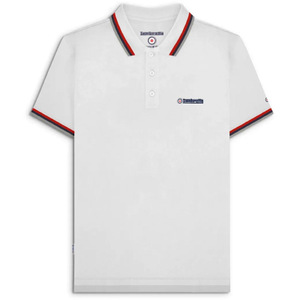 Lambretta Mens Triple Tipped Polo Shirt - 2XL / White
