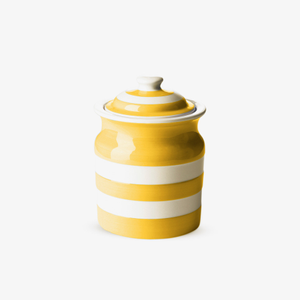Cornish Yellow Plain Storage Jar 84cl