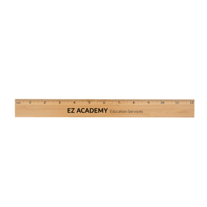 12" Bamboo Salem Ruler