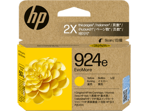 HP Genuine 924e Yellow High-Yield Ink Cartridge - 4K0U9NA