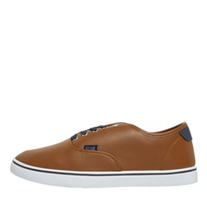French Connection Mens Deck PU Shoes Brown