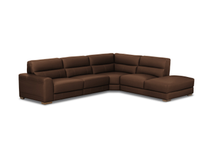 ELLYSE LEATHER RHF Corner Chaise