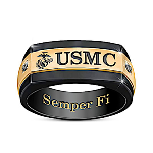 USMC Salute Ring Size 13.5