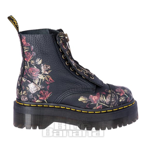 Dr Martens Sinclair Decayed Roses Boots (Black/Multi)
