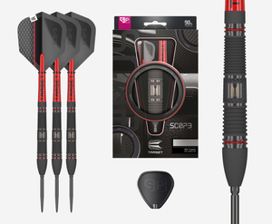 Target Darts Scope 02 90% Tungsten 23G Swiss Point Steel Tip Darts Set