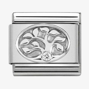 Nomination CLASSIC Silver Cubic Zirconia Tree of Life Charm 330311/10