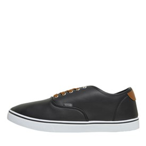 French Connection Mens Deck PU Shoes Black