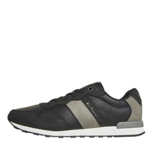 Ben Sherman Mens Owen Retro Trainers Black/Grey