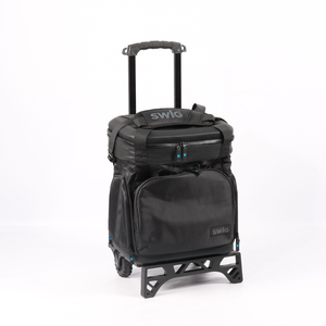 SWIG Cooler Bag With Trolley Black Grey 28L