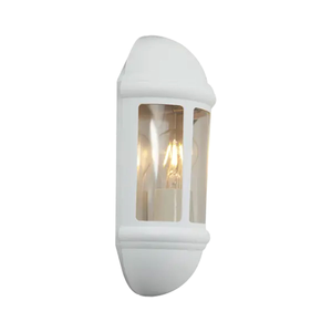 Ansell ALHL/PIR/WH Latina E27 Half Lantern with PIR White