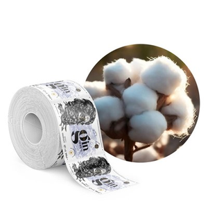 Cotton Touch Paper Roll Labels