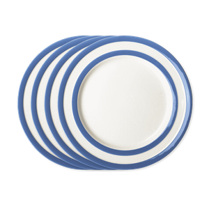 Set of 4 Cornish Blue Main Plates 28cm (Seconds)