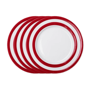 Set of 4 Cornish Red Main Plates 28cm (Seconds)