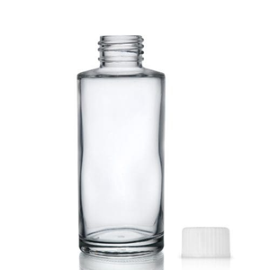 100ml Luxury Glass Diffuser Bottle With Screw Cap - White
