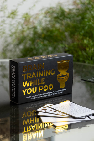 Brain Training While You Poo Card Pack
