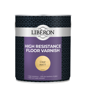 Liberon High Resistance Floor Varnish - 2.5 Litre - Clear