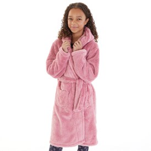 Board Angels Girls Dressing Gown Pink