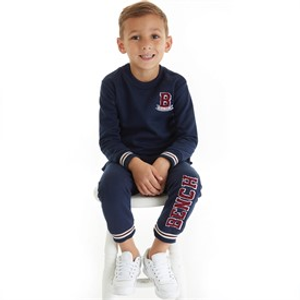 Bench Boys Sweatshirt and Joggers Set Navy