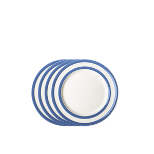 Set of 4 Cornish Blue Side Plates 18cm (Seconds)