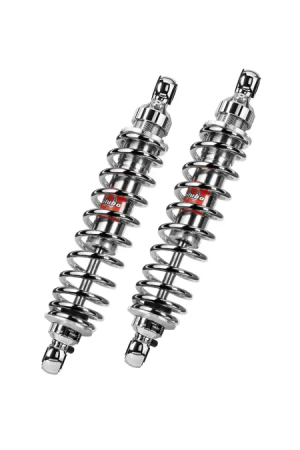 Bitubo WME Series 13.5 Inch Rear Shocks In Chrome For Harley Davidson 1998-2019 Sportster Models (HD030WME03)
