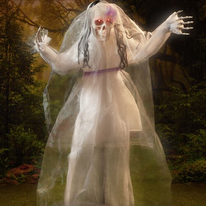 1.5M Standing Ghost Bride Skeleton