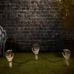 Skeleton Hands With Chains Path Marker
