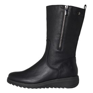 Lotus Womens Valmoral Mid Calf Boots Black