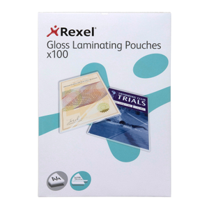 Rexel A4 Laminating Pouch 100 Micron Pack of 100