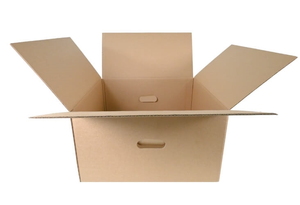 Double Wall Moving Boxes with Handles - 456 x 456 x 250mm - 20 Boxes