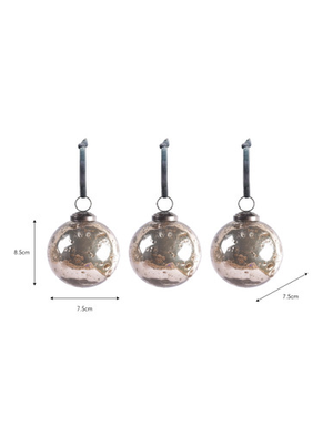 Laverton Baubles Set of 3 Silver