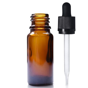 10ml Amber Glass Dropper Bottle & CRC Glass Pipette