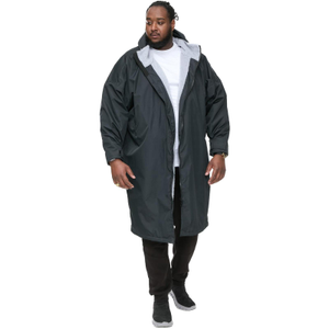 D555 Mens Webber Big & Tall Waterproof Changing Robe - 4XL / Black