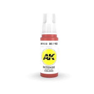 AK Interactive 11088 Deep Red 17ml 3rd Gen. Acrylic Model Paint
