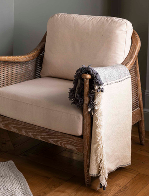 Kempsford Throw - Wool, Grey