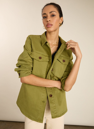 Stella Organic Cotton Jacket - UK 12 | EU 38 | US 08 / Light Olive