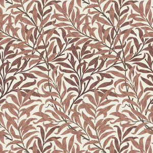 William Morris Willow Bough Digitally Printed Fabric Rust